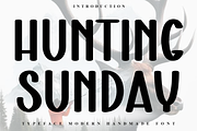 Hunting Sunday, a Script Font by FreshTypeINK (Thumbnail 1 of 7)
