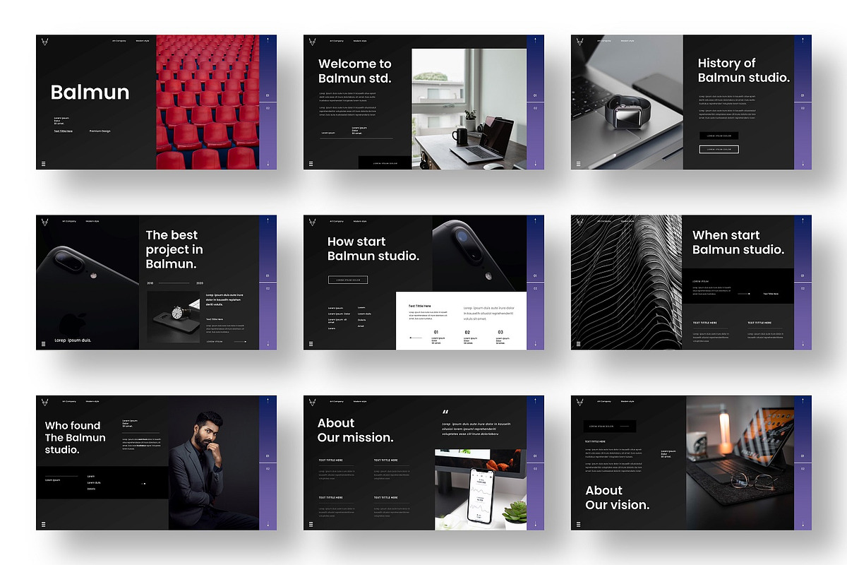 Balmun – Business PowerPoint, a Presentation Template by Dens Creative Studio (Photo 2 of 6)