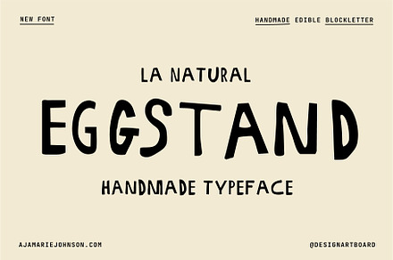 EGGSTAND Typeface