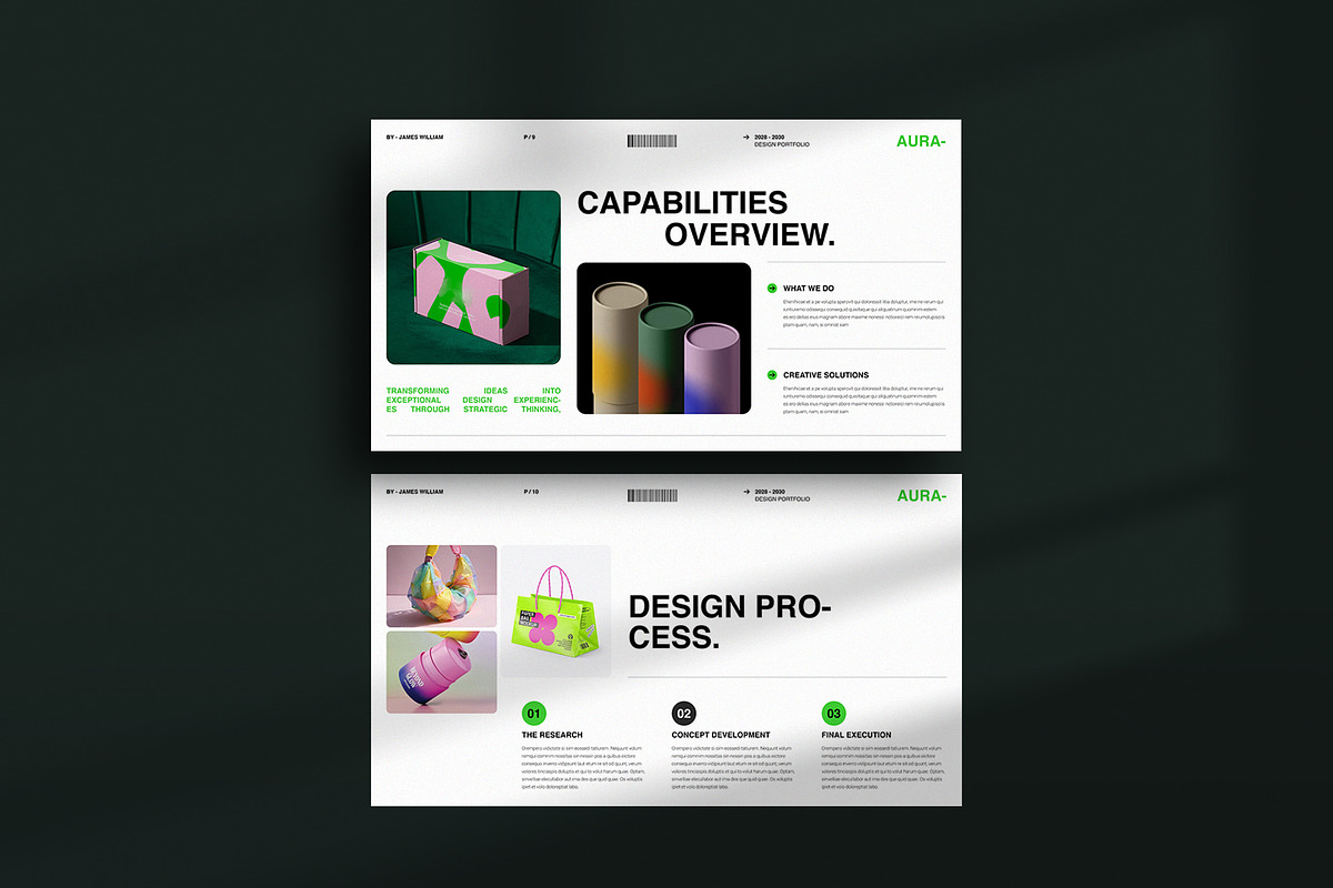 Minimal Design Portfolio Template, a Presentation Template by NorthPeak (Photo 8 of 13)