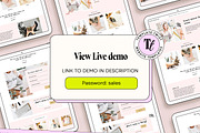 Pink Squarespace Website Template, a Squarespace Template by Template Twist Shop (Thumbnail 2 of 10)