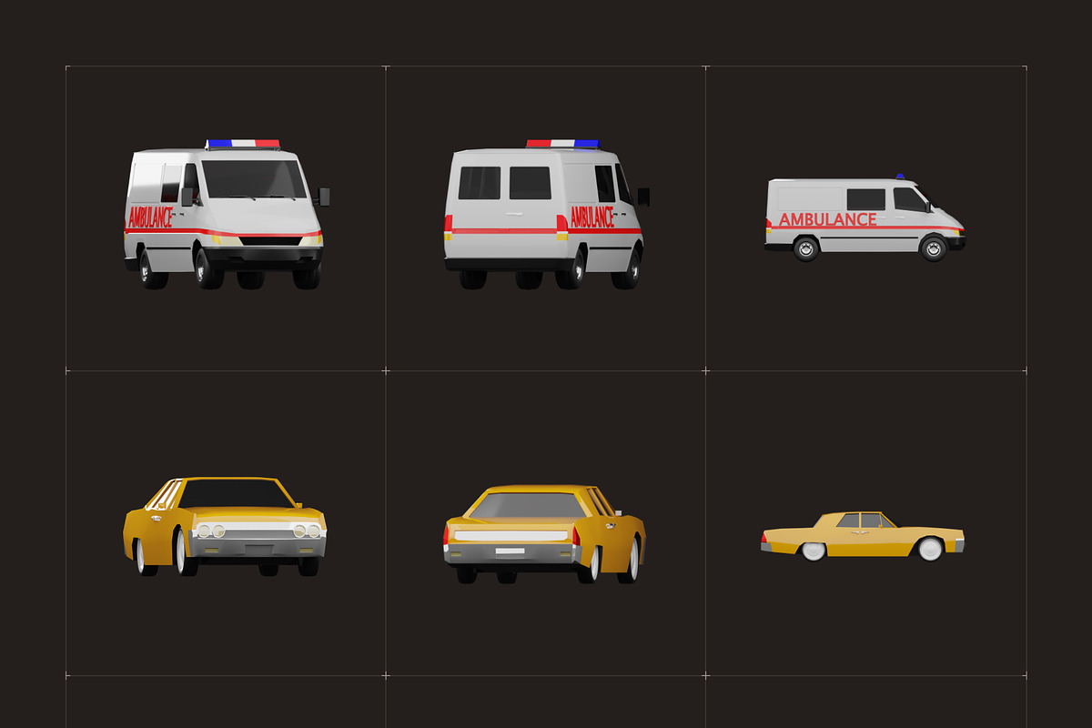 3D Vehicle Models Set, an Emoji Icon by Vectors Market (Photo 7 of 14)