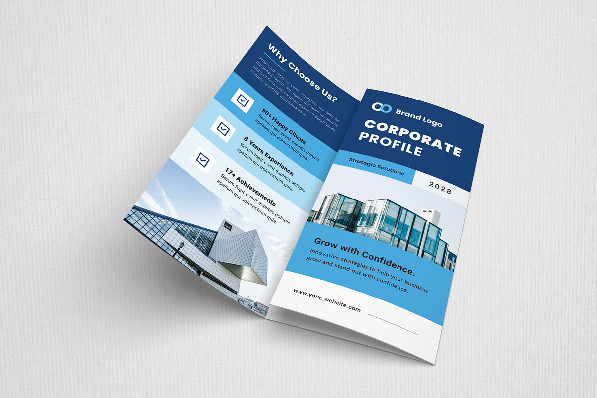 Corporate Trifold Brochure Template, a Brochure Template by Creativity-Design (Photo 4 of 5)