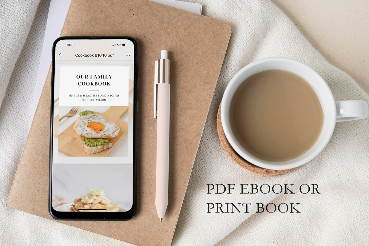 Recipe Ebook | Cookbook Template, a Magazine Template by ShopRShop