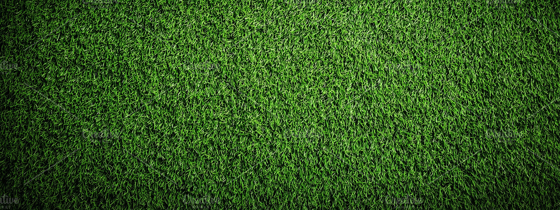 Intense green turf background banner, a Nature Photo by MistyDay