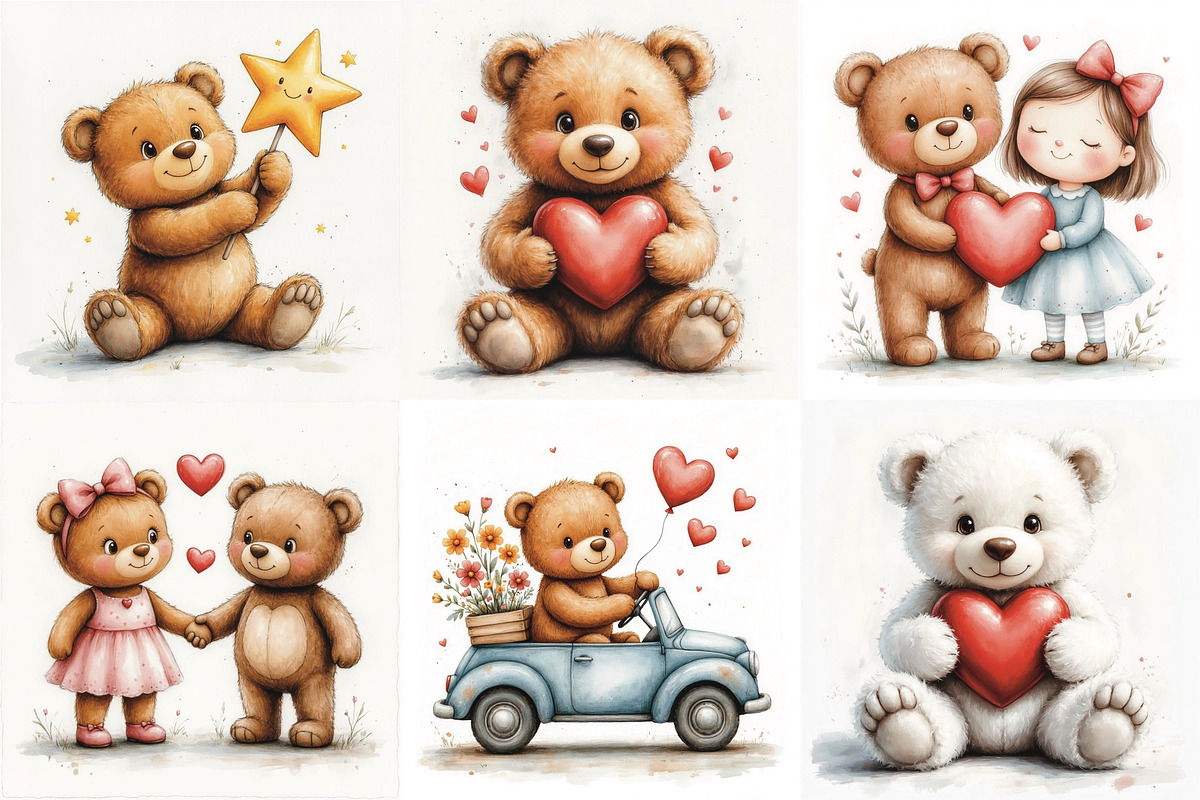 Valentine’s Day, a Decorative Illustration by Volha (Photo 3 of 5)