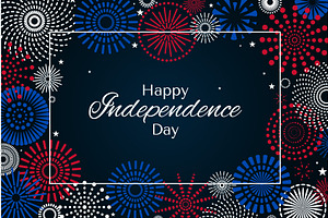 Fourth of July, Independence Day, a Seasonal Illustration by sceptical cactus