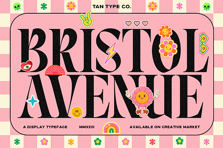 TAN - BRISTOL AVENUE, a Font by TanType
