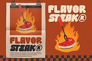 Snheack - Food Display Font, a Handwritten Font by PuriCreative (Thumbnail 8 of 10)