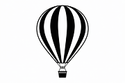 Hot Air Balloon Silhouette Bundle, an Illustration by hafijul (Thumbnail 4 of 5)