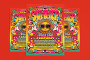 Summer Retro Music Festival, a Flyer Template by Muhamad Iqbal hidayat (Thumbnail 1 of 4)