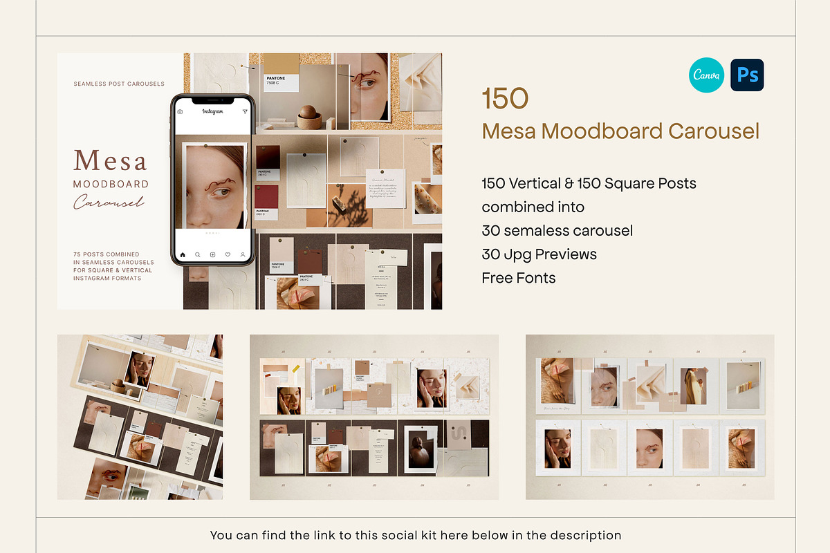 SALE! Social Kit BUNDLE Canva and PS, a Social Media Template by Sparrow & Snow (Photo 11 of 20)