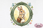 Mother’s Day Rabbit Mom PNG, an Illustration by Daily.Designs (Thumbnail 1 of 5)
