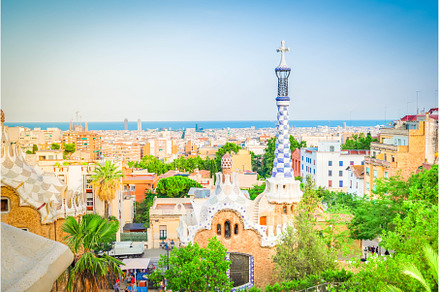 park Guell, Barcelona, an Architecture Photo by Neirfy