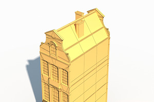 Buildings Facade 181 Low Poly