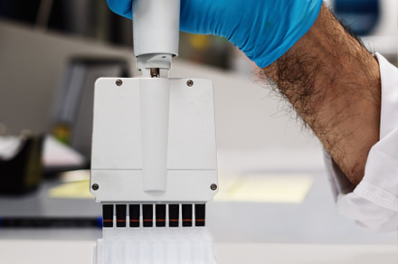 Scientist using multichannel micropi
