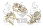 Dinosaur Skeleton Watercolor, an Animal Illustration by NKTKNS (Thumbnail 4 of 6)