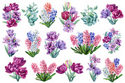 Floral painting spring bouquet, an Illustration by Hanna Hryharenka (Thumbnail 3 of 14)
