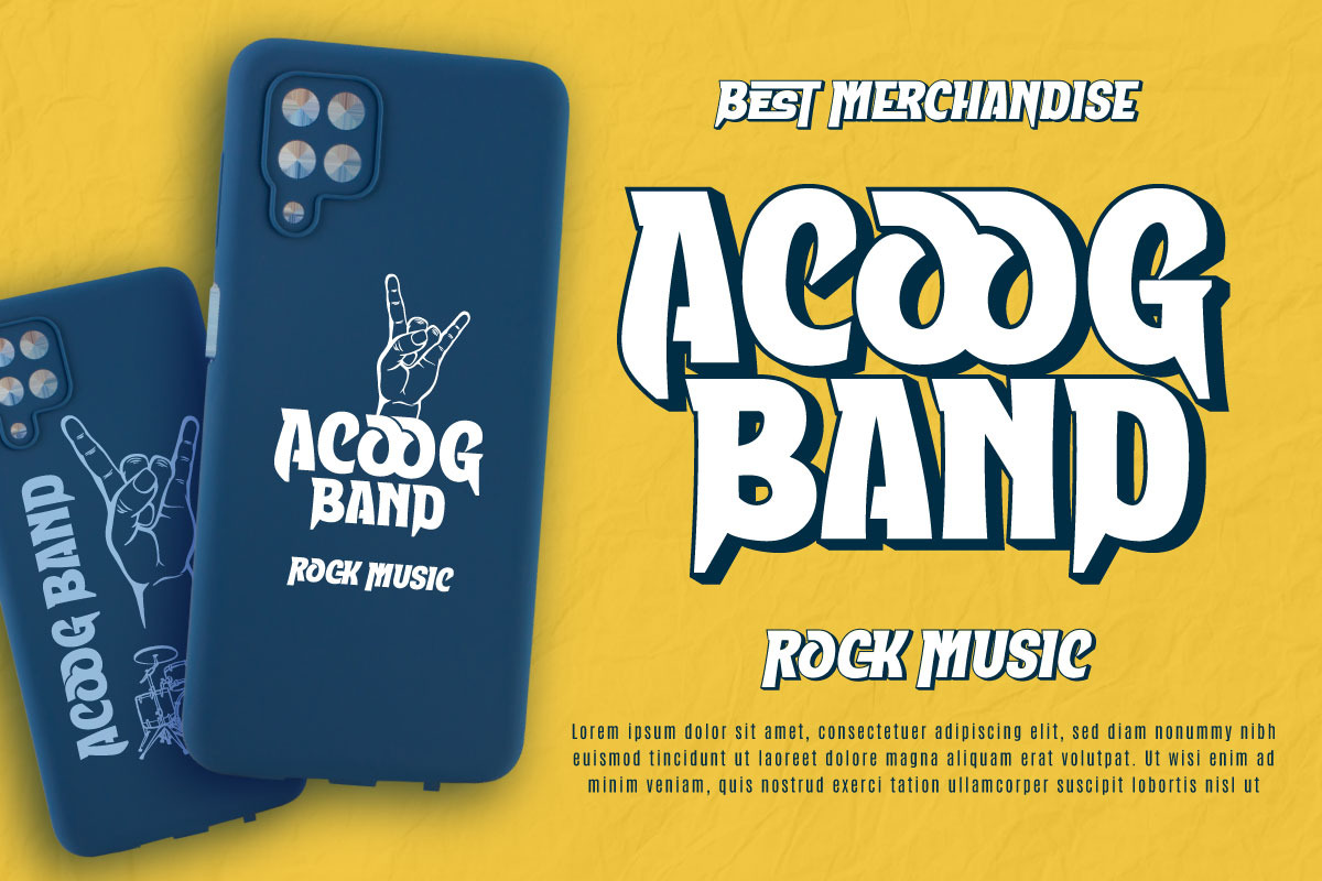 Aoolan - Music Display Font, a Sans Serif Font by twinstd (Photo 3 of 10)