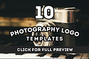 10 Photography Logo Templates, a Branding & Logo Template by Pulp Creative Studios (Thumbnail 2 of 6)