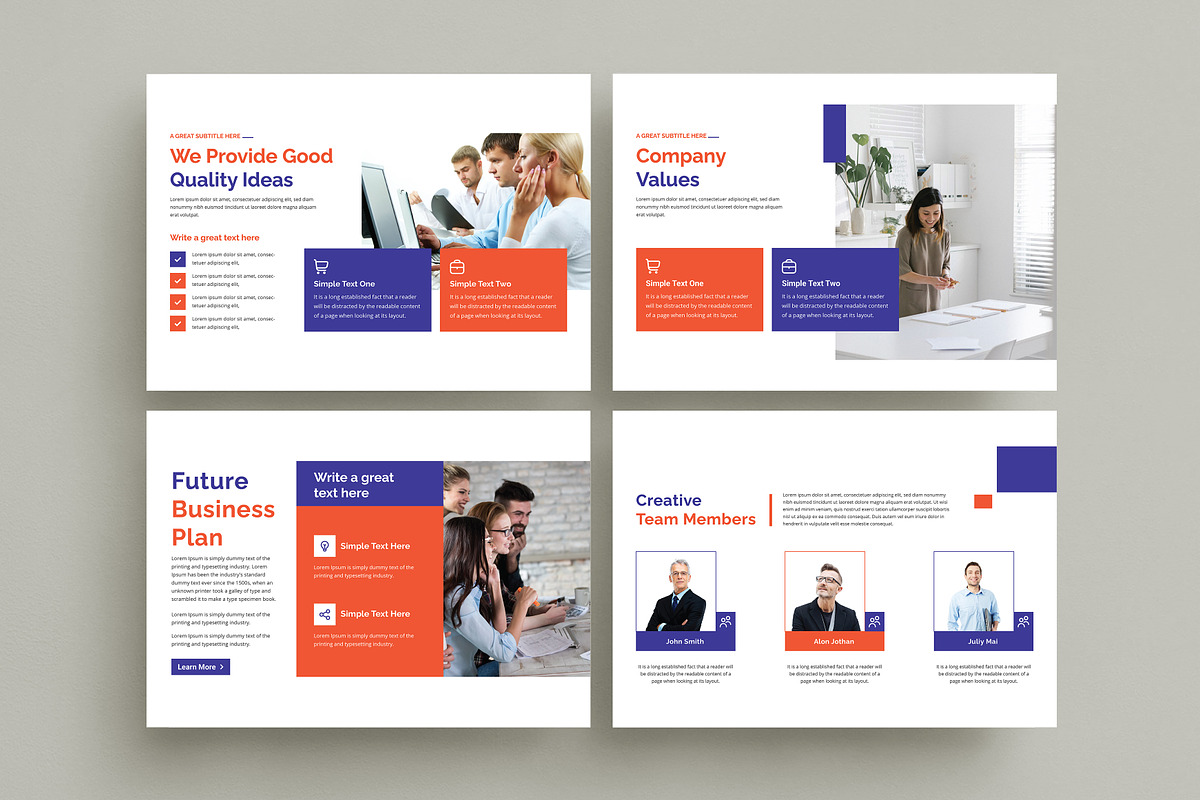 Complete Business Presentation, a Presentation Template by creative-mint (Photo 4 of 5)
