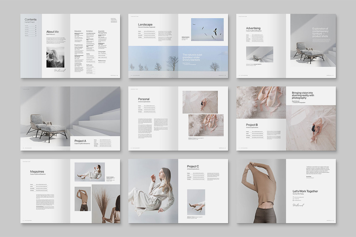 Portfolio Template, a Brochure Template by BrandPacks (Photo 4 of 6)
