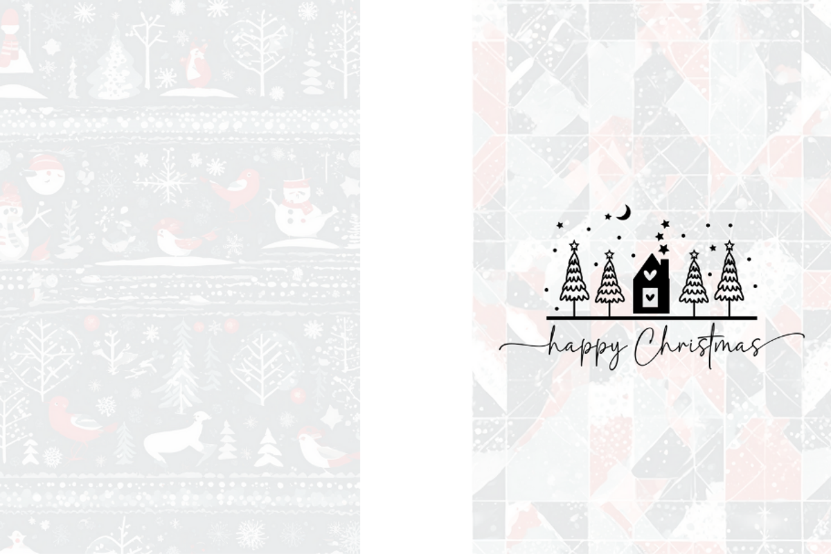 Christmas Card Design Bundle 2, a Card Template by Jay Major Designs (Photo 9 of 10)