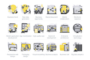 120 Business Illustrations Pack V.2