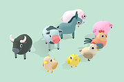 Farm Animals - Quirky Series, an Animal 3D Model by Polydactyl (Thumbnail 5 of 6)