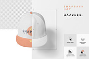 Snapback Mockups, a Hat Mockup by GfxFoundry (Thumbnail 7 of 7)