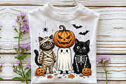 Funny Halloween Png Spooky Cat Png, a Work Illustration by Sublimation Artist (Thumbnail 3 of 9)