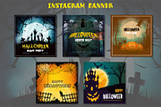 10 Halloween Banner Set, a Social Media Template by Nisha Droch (Thumbnail 3 of 3)