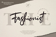The Fashionist + Extras, a Script Font by Masanis (Thumbnail 2 of 20)