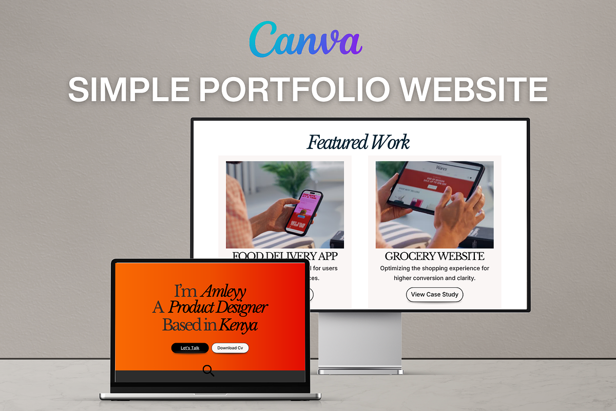 Simple UX Designer Website Portfolio, a Websites & App Template by Elegant_Studio44 (Photo 5 of 5)