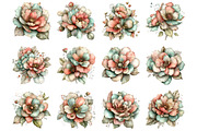 Whimsical spring tulip flowers clipa, an Illustration by SinaCreation (Thumbnail 2 of 11)