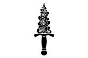 Ornamental Dagger Silhouette Bundle, an Object Illustration by Gaye Art (Thumbnail 2 of 15)