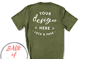 Back Of T-Shirt BC3001 Mockup Bundle, a Shirt Mockup by lock and page (Thumbnail 66 of 88)