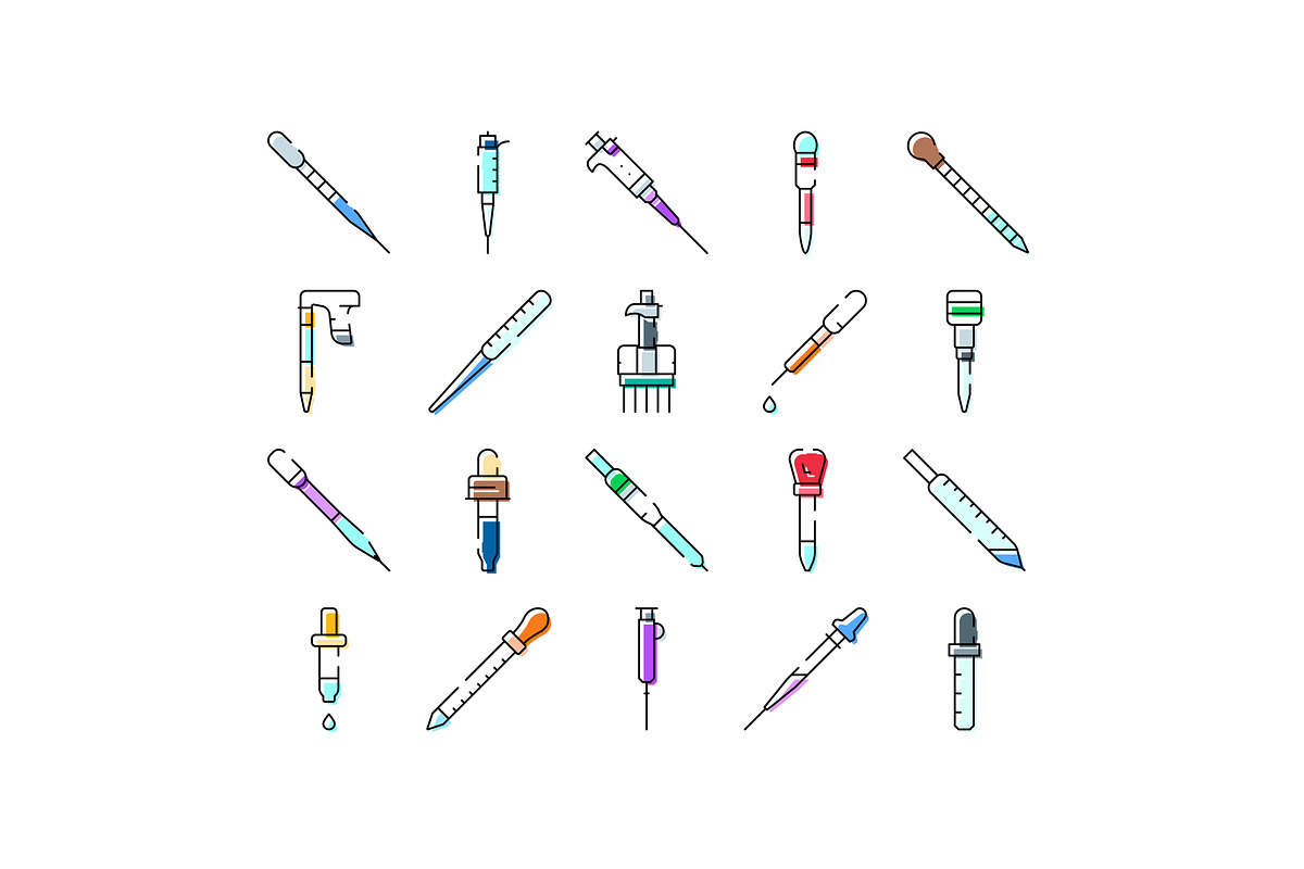 Laboratory dropper pipette tools, an Object Graphic by pikepicture (Photo 1 of 3)