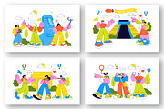 10 Travel Tour Guide Illustration, a Person Illustration by denayunebgt (Thumbnail 3 of 4)