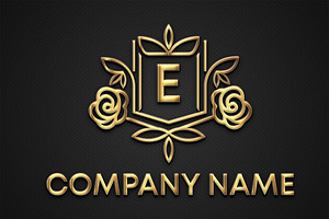 E Luxurious Logo, E Luxury Logo