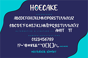 Hoecake a Playful Display Font, a Sans Serif Font by Vilogsign (Thumbnail 7 of 8)