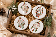 Christmas Dream Catcher Bundle, a Seasonal Illustration by Ink Gallery (Thumbnail 7 of 10)