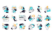 Business Concept illustrations, an Illustration by StonePic (Thumbnail 2 of 3)