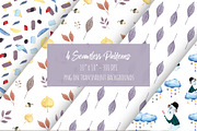 True Love Watercolor Pack, an Animal Illustration by Visual Impact (Thumbnail 3 of 4)