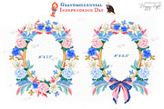 Grandmillennial Independence Day, a Decorative Illustration by TheHappyGiftArt (Thumbnail 3 of 21)