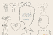 Spring Summer Easter Illustrations, an Object Graphic by whiteheartdesign (Thumbnail 13 of 14)