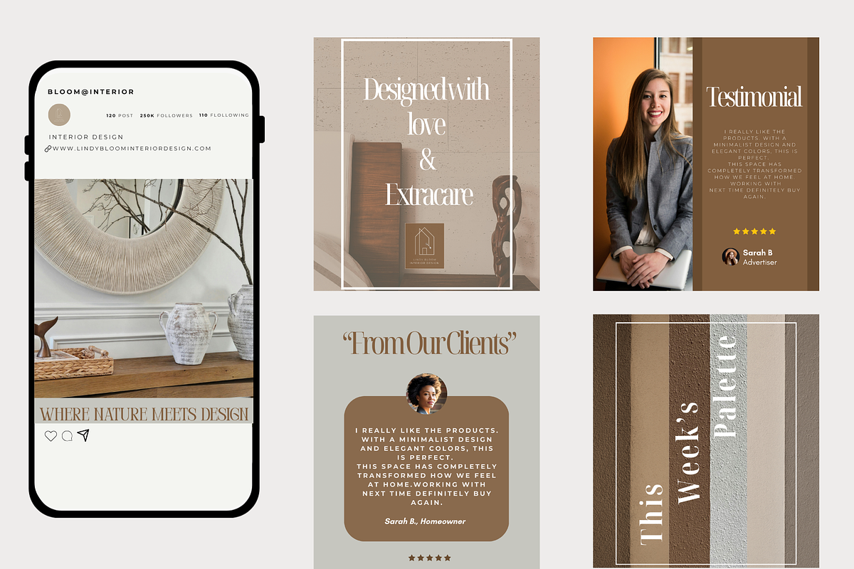 Interior Design Instagram Template preview 4