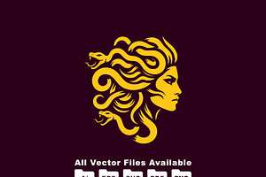Medusa Logo, a Branding & Logo Template by Ben Naveed