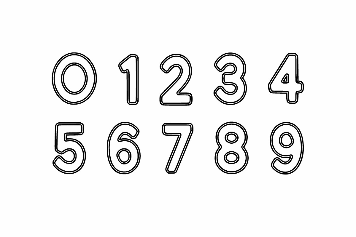 Lucky Outline, a Sans Serif Font by Fourteen Letter (Photo 6 of 6)