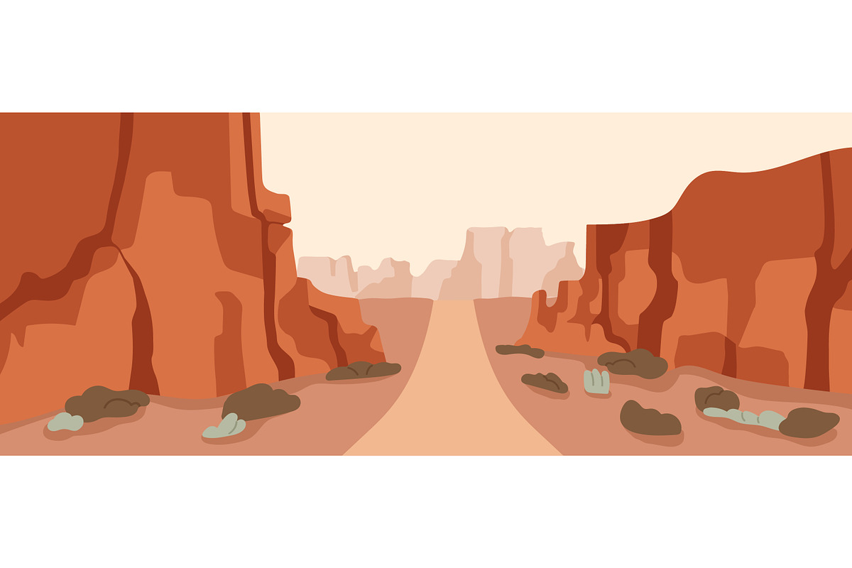 Nature landscapes with road set, a Seasonal Illustration by Good Studio (Photo 3 of 7)